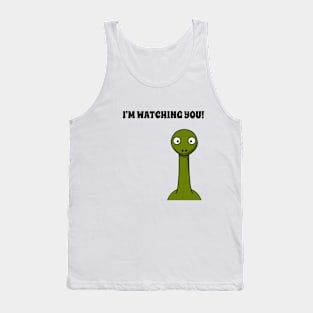 I'm Watching You - Dinosaur Brontosaurus Saw That Funny Meme. Tank Top